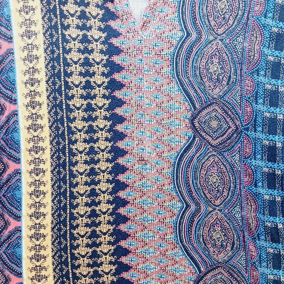 T-Shirt Size L Boho Global Bazaar Whimsycore Resort Chic Boho Bold Edgy Vacation - Picture 4 of 13